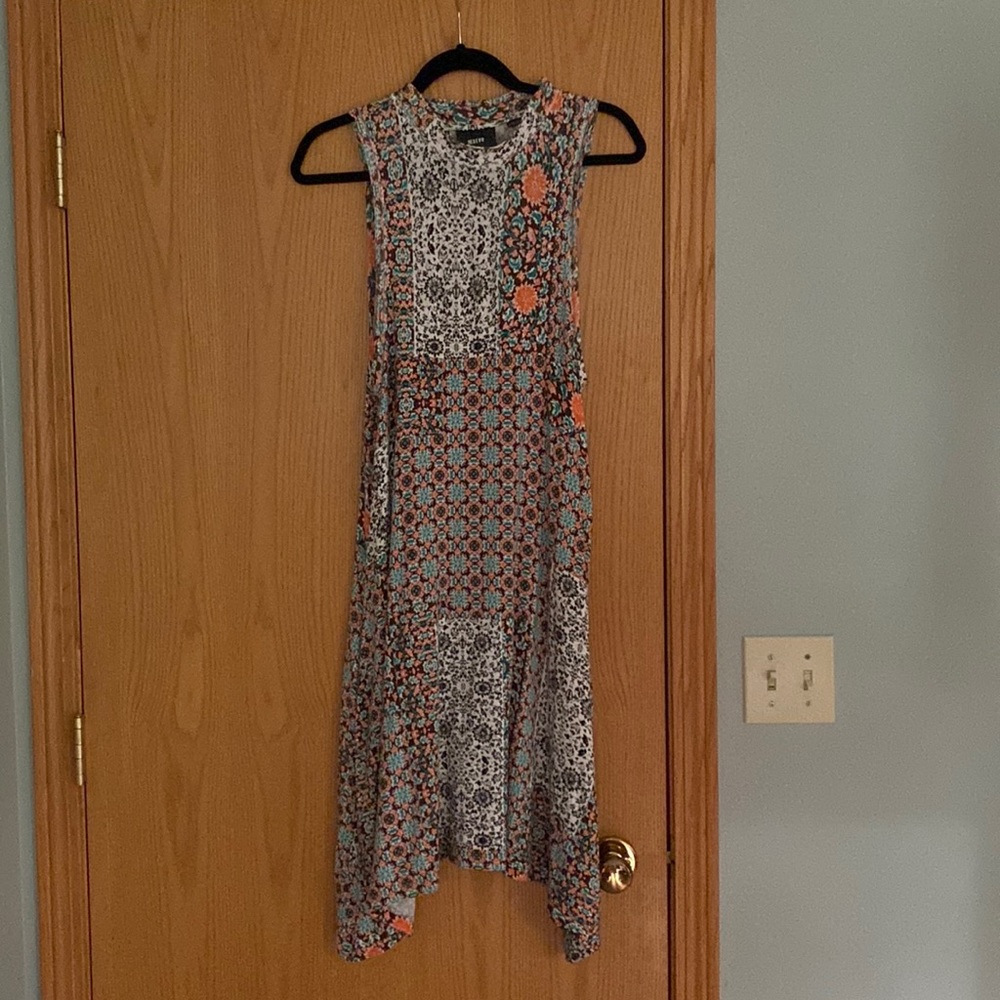 Maeve Anthropologie high neck dress with pockets size small